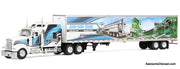 Kenworth W900L w/86" Studio Sleeper & 53' Utility Trailer w/Skirts:  Walinga Join Our Team 1:64 Diecast Model Truck DCP by FG