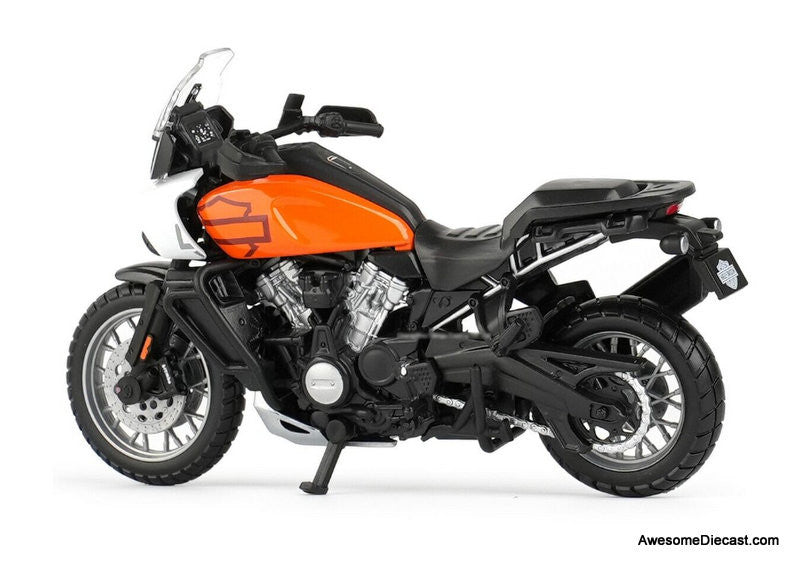 Maisto 1:12 2021 Harley Davidson Pan America 1250, Orange/White