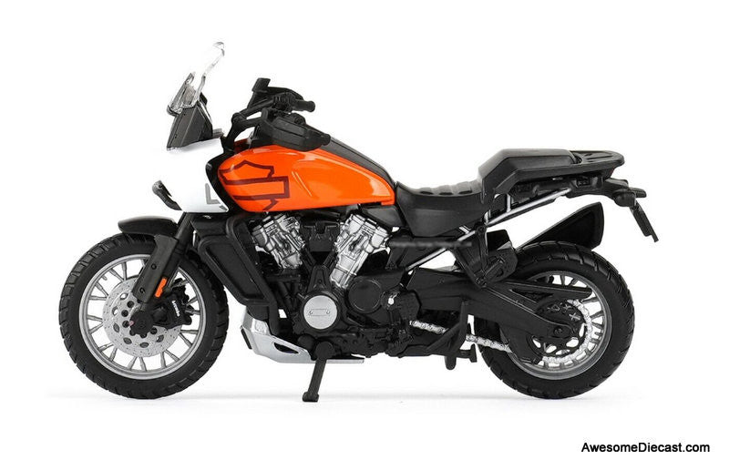 Maisto 1:12 2021 Harley Davidson Pan America 1250, Orange/White