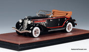 1935 Auburn 851 Super Charged Phaeton Convertible, Black 1:43 Resin Cast Model by GLM