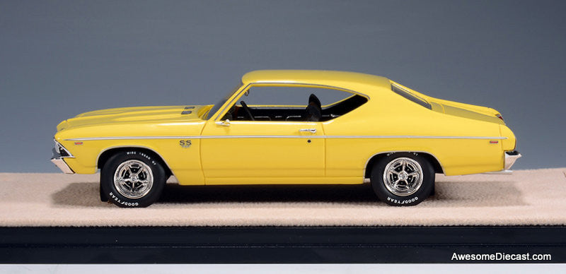 1969 Chevrolet Chevelle SS 396, Yellow 1:43 Resin Cast Model by Stamp Models