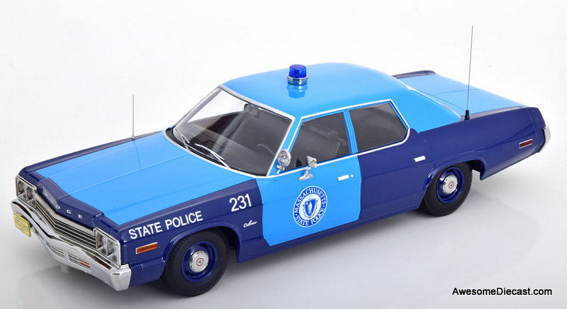 KK Scale 1:18 1974 Dodge Monaco: Massachusetts State Police