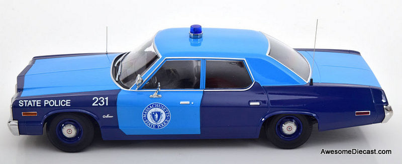 KK Scale 1:18 1974 Dodge Monaco: Massachusetts State Police