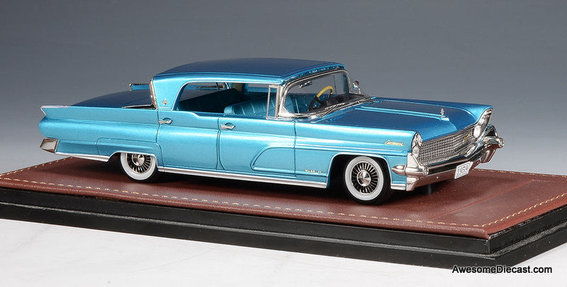 ミニカー 1/43 Lincoln Continental Four-Door 1959 Lincoln Continental Mark IV Sedan, Peacock Green Metallic 1
