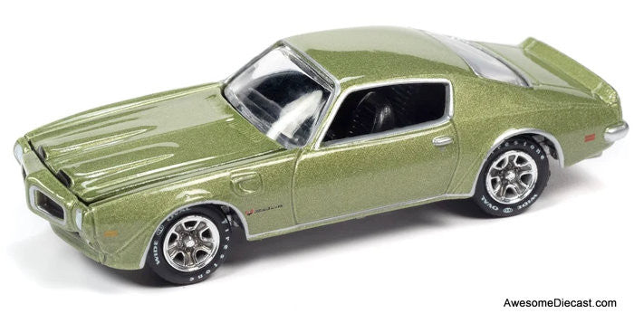 1972 Pontiac Firebird Formula, Springfield Green 1:64 Diecast Model Car by Johnny Lightning