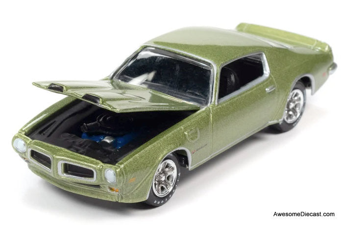 1972 Pontiac Firebird Formula, Springfield Green 1:64 Diecast Model Car by Johnny Lightning