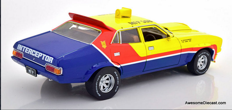 1974 Ford Falcon XB V8 Interceptor: Mad Max The Movie 1:18 Diecast Model Car by Greenlight