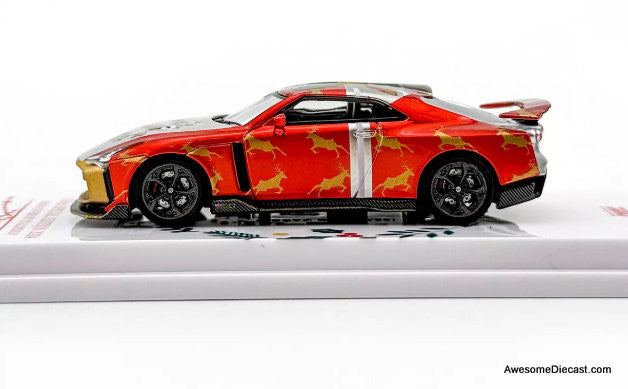 Nissan GT-R R50 Christmas 2024 Edition By Ital Design 1:64 Diecast Model Car by Inno64