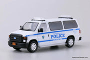 Ford E-Series E350 Van: New York City Environmental Protection Police 1:64 Diecast Model Van by 596 Model