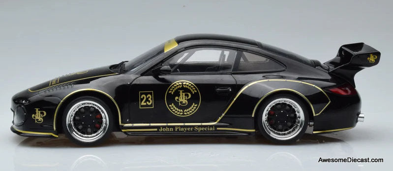 2020 Porsche 911 997 RWB Old & New John Player Special #23, Black 1:18 Diecast Model Car by MCG