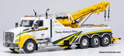 2018 Kenworth T880 Wrecker, White/Custom 1:43 Diecast Model Truck by IXO