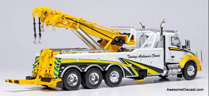 2018 Kenworth T880 Wrecker, White/Custom 1:43 Diecast Model Truck by IXO