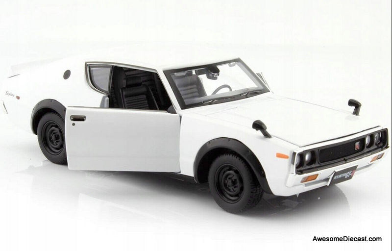 Maisto 1:24 1973 Nissan Skyline 2000GT-R (KPGC110), White