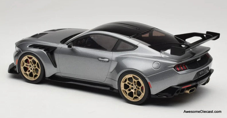 2025 Ford Mustang GTD, Gray 1:18 Diecast Model Car by IXO