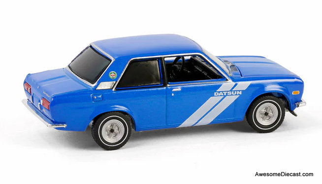 1972 Datsun 510, Blue:  Show it Like it is - a Champion 1:64 Diecast Model Car by Greenlight