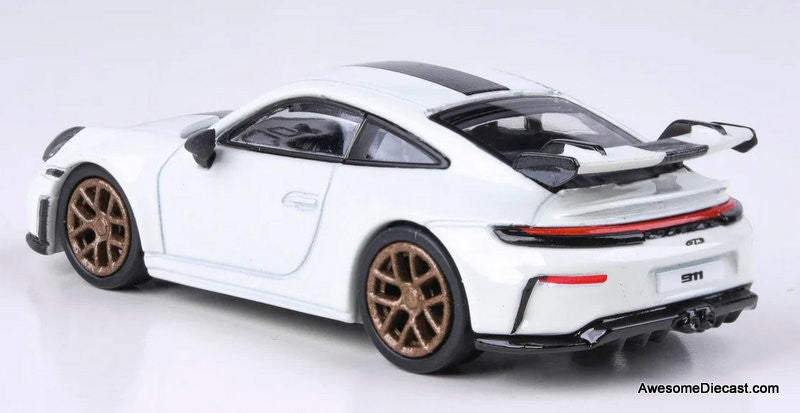 2025 Porsche 911 GT3 (992), Grand Prix White 1:64 Diecast Model Car by Para64