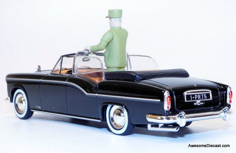 Norev 1:43 1968 Citroen 15CV Presidential Car w/Charles de Gaulle Figure