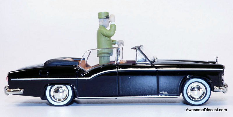 Norev 1:43 1968 Citroen 15CV Presidential Car w/Charles de Gaulle Figure