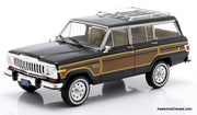 1981 Jeep Grand Wagoneer, Black/Wood Effect 1:24 Diecast Model Car by WhiteBox