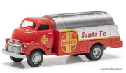 1954 GMC Fuel Tanker Truck: Santa Fe 1:48 ABS Plastic Model Truck by Denver Diecast