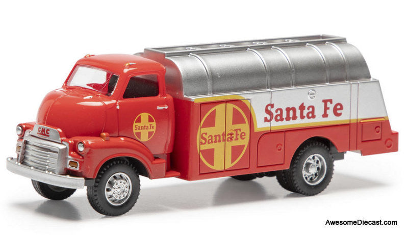1954 GMC Fuel Tanker Truck: Santa Fe 1:48 ABS Plastic Model Truck by Denver Diecast