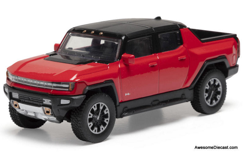 2022 Hummer Pick-Up EV, Red 1:48 Diecast Model Car by Denver Diecast