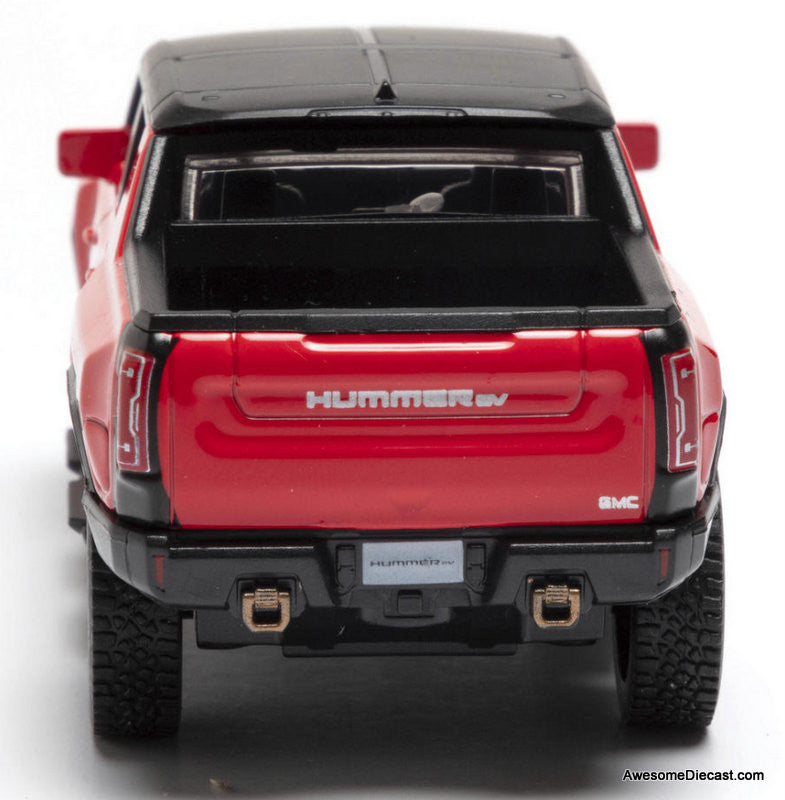 2022 Hummer Pick-Up EV, Red 1:48 Diecast Model Car by Denver Diecast