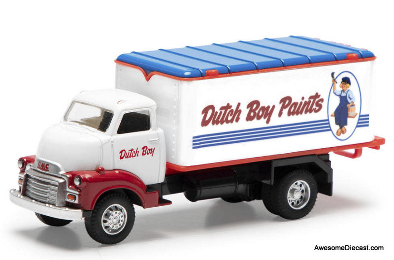 1954 GMC Box Truck: Dutch Boy Paints 1:48 ABS Plastic Model Truck by Denver Diecast