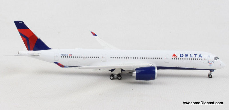 Gemini Jets 1:400 Airbus A350-900: Delta Airlines (The Delta Spirit) Flaps Down