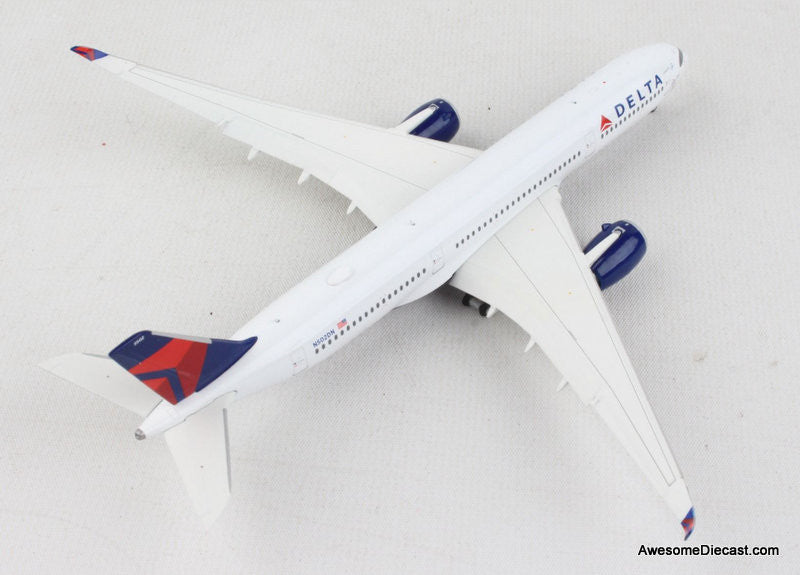Gemini Jets 1:400 Airbus A350-900: Delta Airlines (The Delta Spirit) Flaps Down