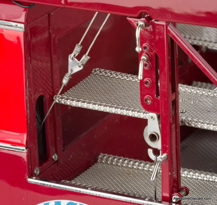 FIAT642RN2 フェラーリ 積載車 ダイヤキャスト イタリア製 1/43 1957 Fiat 642 RN2 Bartoletti Ferrari Race Car Transporter, Dark