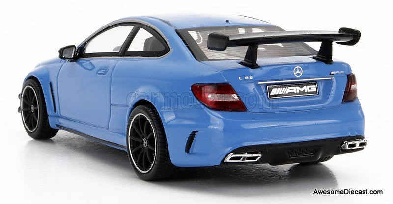 ミニカー Mercedes-Benz C63 AMG 1:43 Solido Solido 1:43 2012 Mercedes Benz C63 AMG Black Series, French Blue