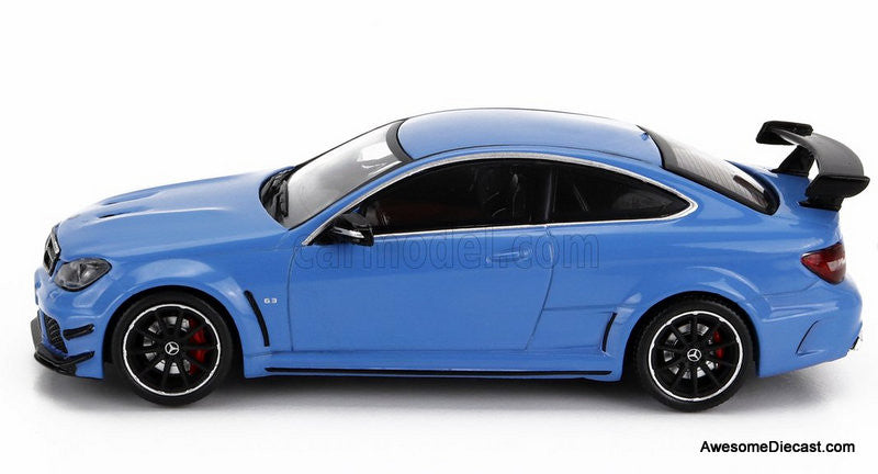 ミニカー Mercedes-Benz C63 AMG 1:43 Solido Solido 1:43 2012 Mercedes Benz C63 AMG Black Series, French Blue