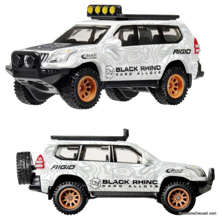 Hot Wheels Premium 2005 Toyota Land Cruiser Prado & Mercedes-Benz Sprinter Tourer 1:64 Diecast Model Vehicles by Hot Wheels
