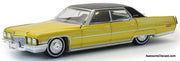 1971 Cadillac Sedan DeVille Lowrider, Metallic Gold 1:64 Diecast Model Car by Greenlight