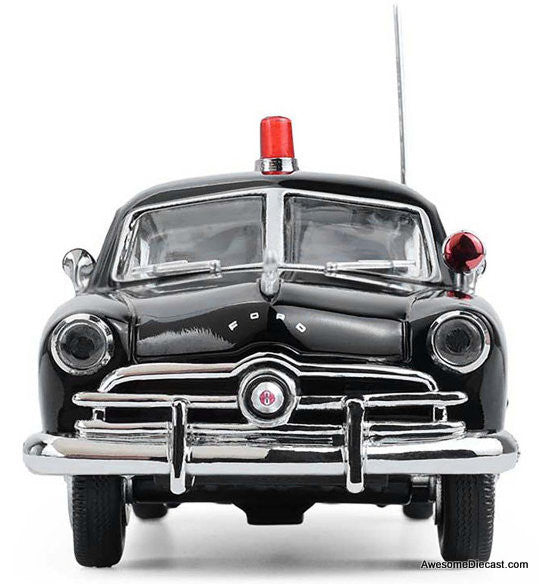 1949 Ford Custom Police Car: LAPD 1:43 Diecast Model Car by Greenlight