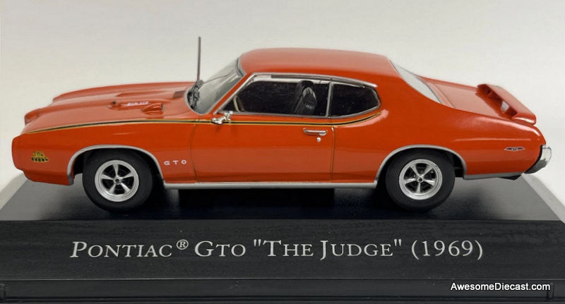 1969 Pontiac GTO, Orange "The Judge" 1:43 Diecast Model Car by DeAgostini