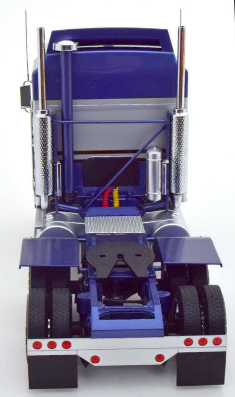 1976 Kenworth K100 Aerodyne Tractor, Metallic Blue 1:18 Diecast Model Truck by Road Kings