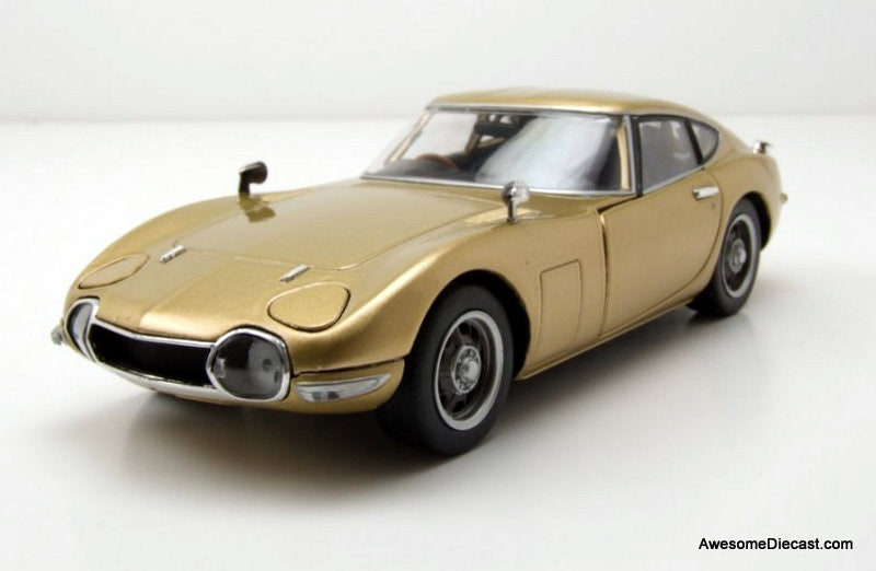 1967 Toyota 2000 GT, Metallic Beige 1:24 Diecast Model Car by White Box