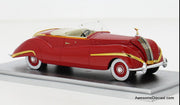 1947 Rolls Royce Phantom 111 Labourdette Vutotal Cabriolet, Red 1:43 Resin Cast Model By Kess