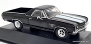 1970 Chevrolet El Camino, Black 1:43 Diecast Model Truck by DeAgostini