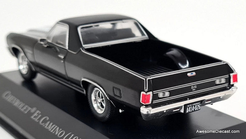 1970 Chevrolet El Camino, Black 1:43 Diecast Model Truck by DeAgostini