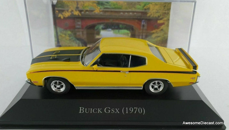 1970 Buick GSX, Yellow 1:43 Diecast Model Car by DeAgostini