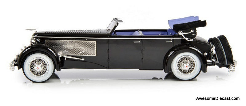 1937 Duesenberg SJ Town Car Chassis 2405 by Rollson for Mr. Rudolf Bauer (Fully Open) 1:43 Resin Cast Model by Esval Models