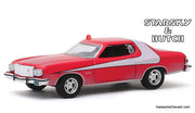 1976 Ford Gran Torino, Red/White Flash 1:64 Diecast Model Car by Greenlight