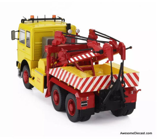 1982 Man F8 26.281 Tow Truck, Yellow 1:43 Diecast Model Truck by IXO