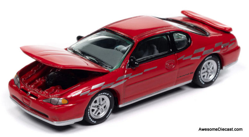 2000 Chevrolet Monte Carlo, Torch Red 1:64 Diecast Model Car by Johnny Lightning