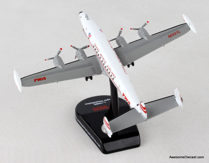 Lockheed L-1049 Super Constellation: Trans World Airlines (TWA) 1:300 Diecast Model Plane by Postage Stamp