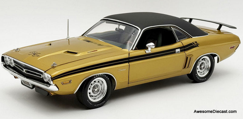 1971 Dodge Challenger R/T, GY8 Gold Metallic 1:18 Diecast Model Car by ACME