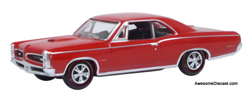 Oxford Diecast 1:87 1966 Pontiac GTO, Montero Red